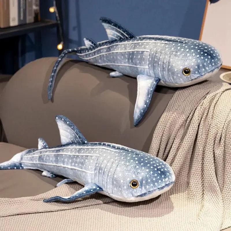 Blue Whale Plush Toy Lifelike Huggable Soft Pillow - ToylandEU™