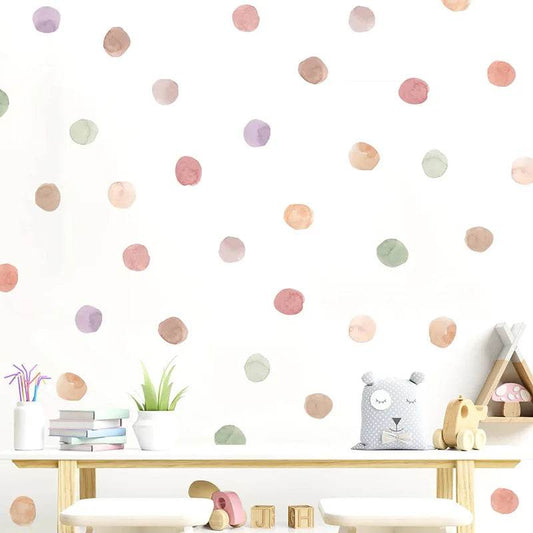 Bohemian Dot Wall Decals Self Adhesive For Kids Room - ToylandEU