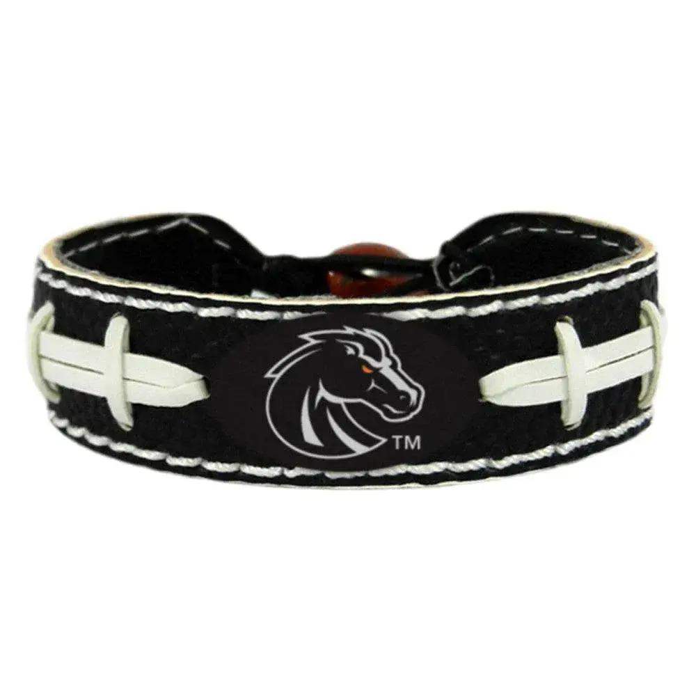 Boise State Broncos Leather Bracelet Team Color Adjustable - ToylandEU™