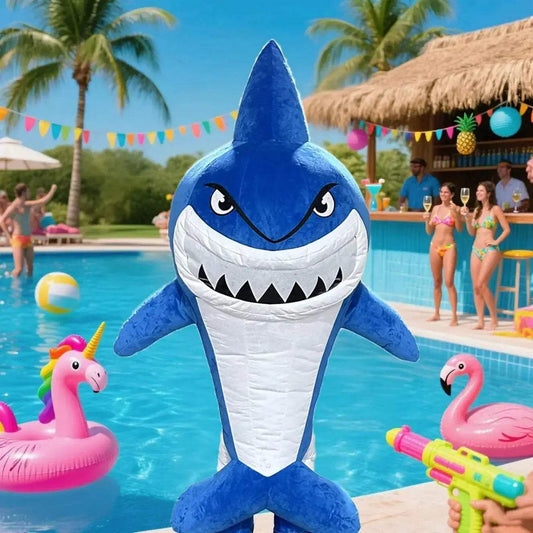 Bold 2m Shark Costume Inflatable Cosplay Toyland EU - ToylandEU™