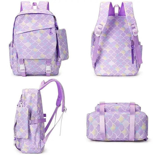 Bold 3Piece Kids Backpack Set Little Mermaid Toyland EU - ToylandEU™