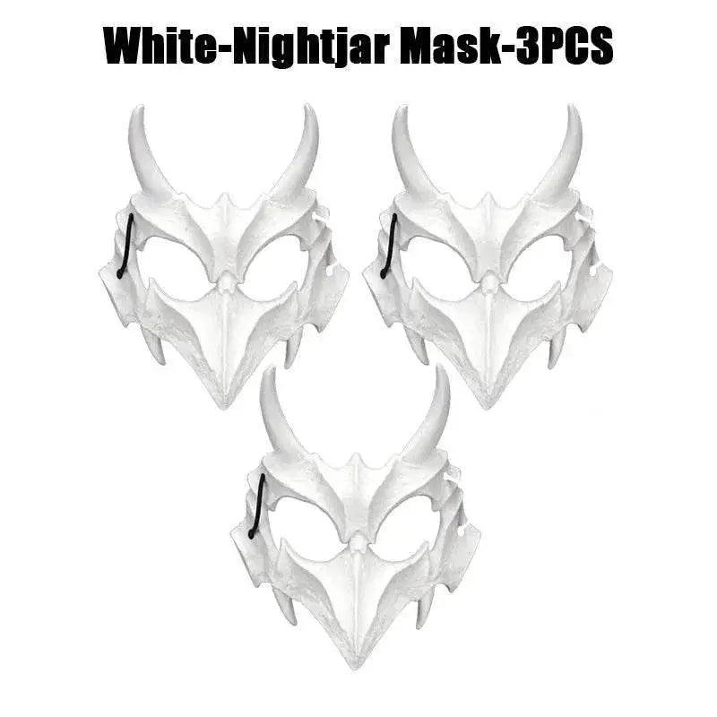 Bold Skeleton Mask Dragon God Half Face Mask Toyland EU - ToylandEU™