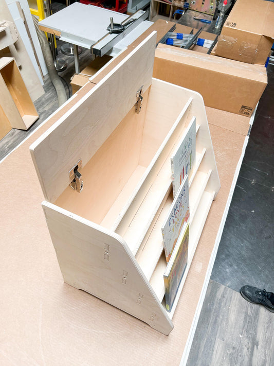 Bookshelf | Hidden Back Storage | Toylandeu™