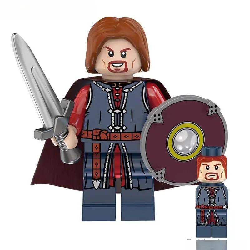 Boromir Lord of The Rings Lego Minifigures Custom Toys - Minifigure Toys