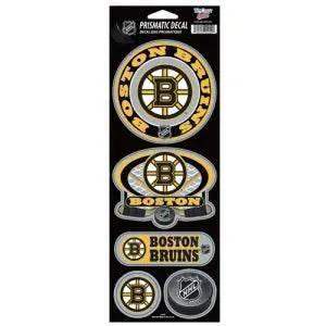 Boston Bruins Die Cut Decal Sheet Prismatic Holographic - ToylandEU™