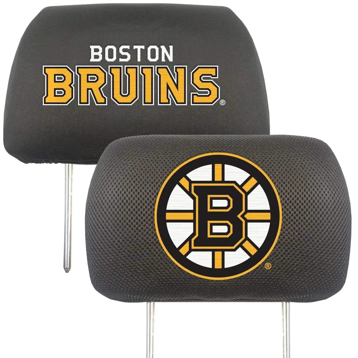 Boston Bruins Headrest Covers By FanMats Embroidered - ToylandEU™