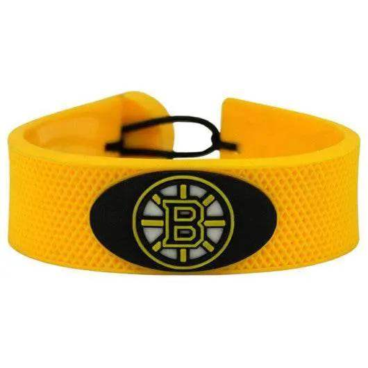 Boston Bruins Leather Bracelet Team Color Hockey CO - ToylandEU™