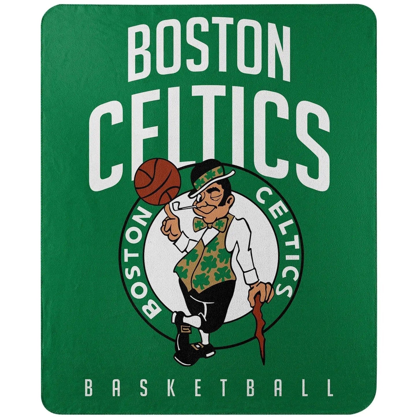 Boston Celtics Fleece Blanket 50x60 Lay Up Design Logo - ToylandEU™