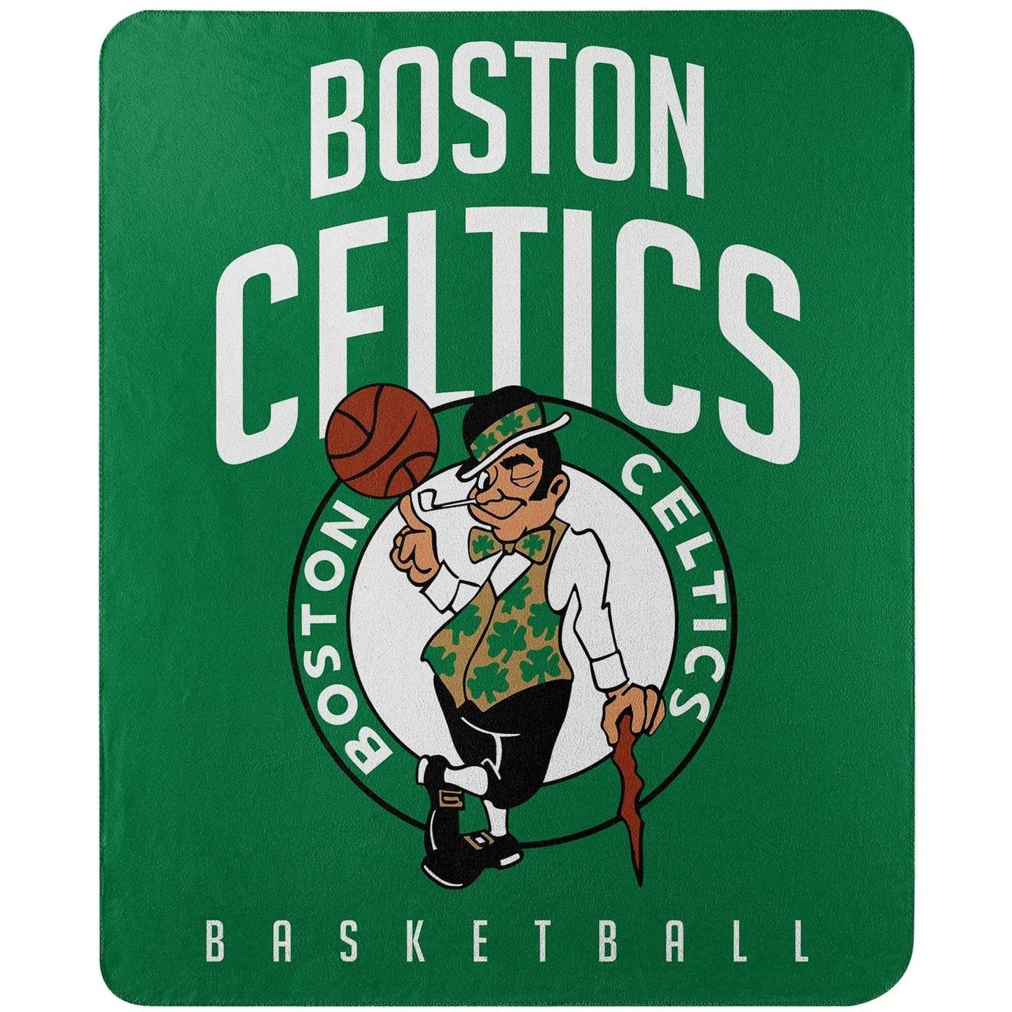 Boston Celtics Fleece Blanket 50x60 Lay Up Design Logo - ToylandEU™