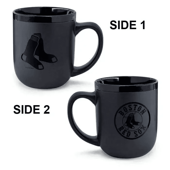 Boston Red Sox 17oz Matte Black Coffee Mug Official - ToylandEU™
