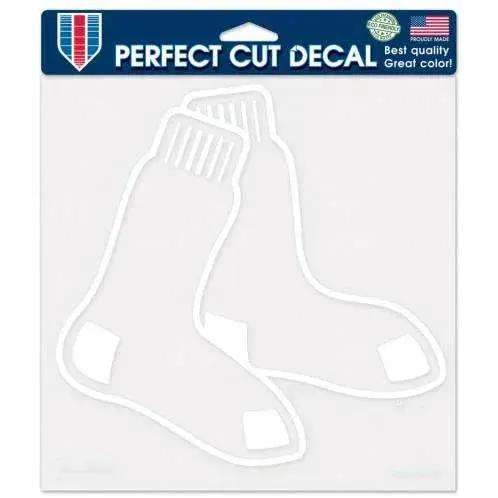 Boston Red Sox Decal 8x8 Die Cut White - ToylandEU™