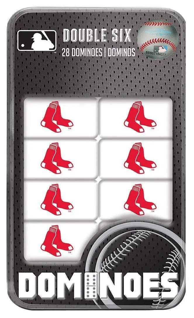 Boston Red Sox Dominoes Set 28 Dominoes Collectible Tin - ToylandEU™