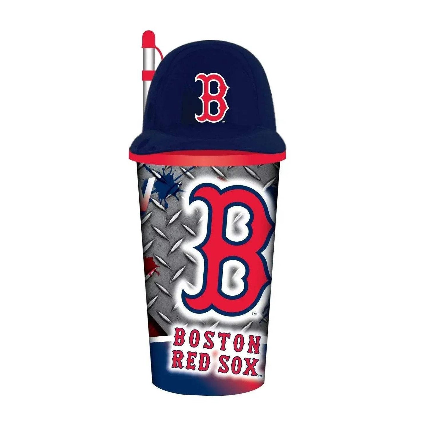 Boston Red Sox Helmet Cup 32oz Plastic With Straw Lid - ToylandEU™
