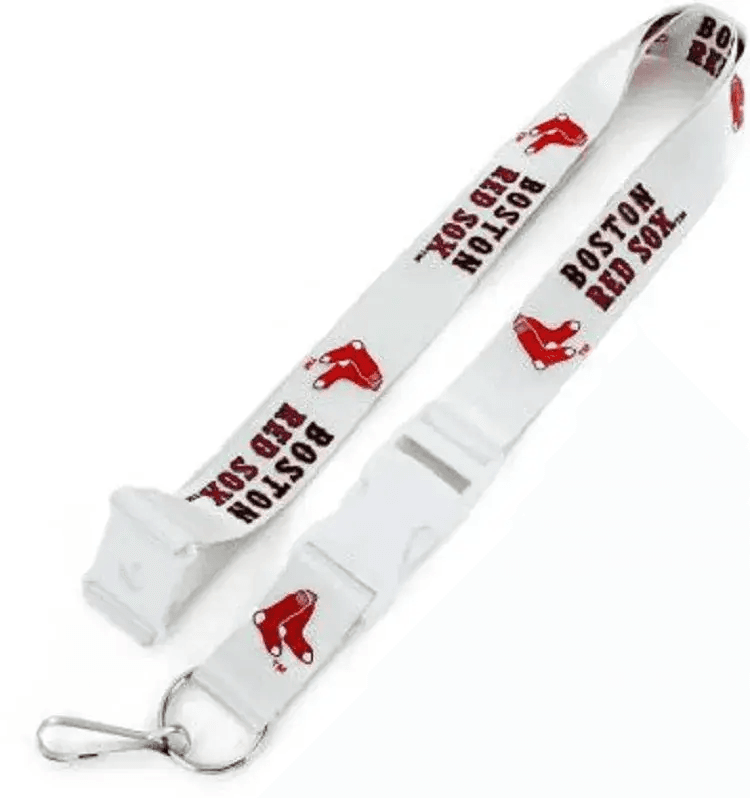Boston Red Sox Lanyard White Breakaway Quick Release - ToylandEU™