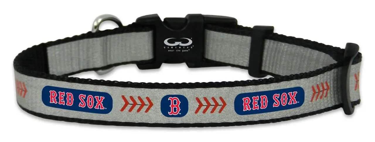 Boston Red Sox Pet Collar Reflective Baseball Toy Gamewear - ToylandEU™