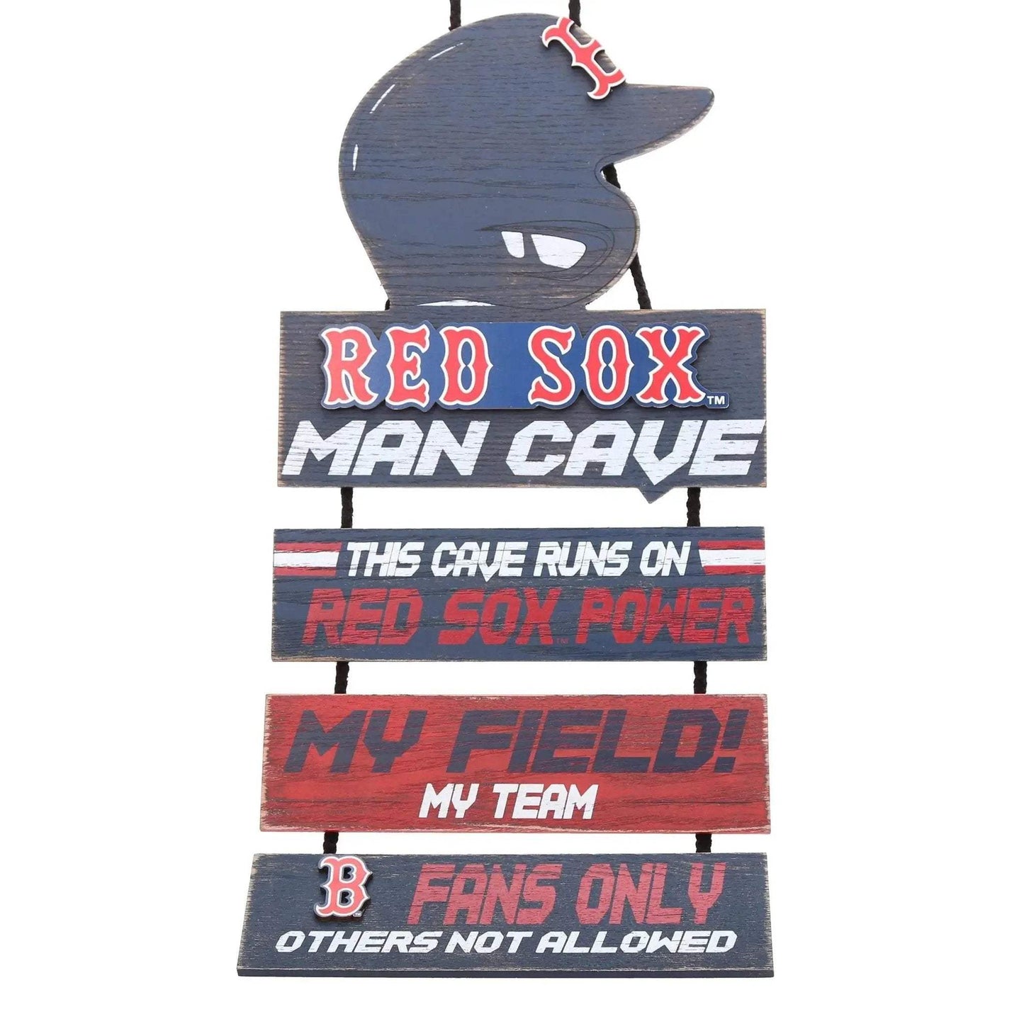 Boston Red Sox Wood Sign For Premium Man Cave Wall Decor - ToylandEU™
