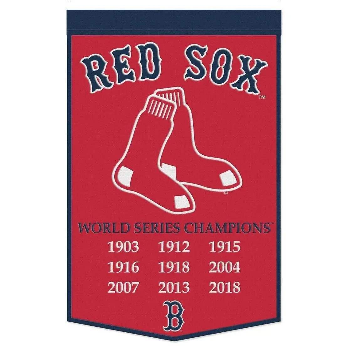 Boston Red Sox Wool Banner 24x38 Dynasty Champ Design - ToylandEU™