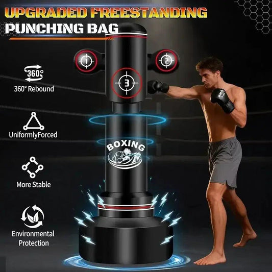Boxing Bag With Stand Freestanding Punching Bag - ToylandEU™
