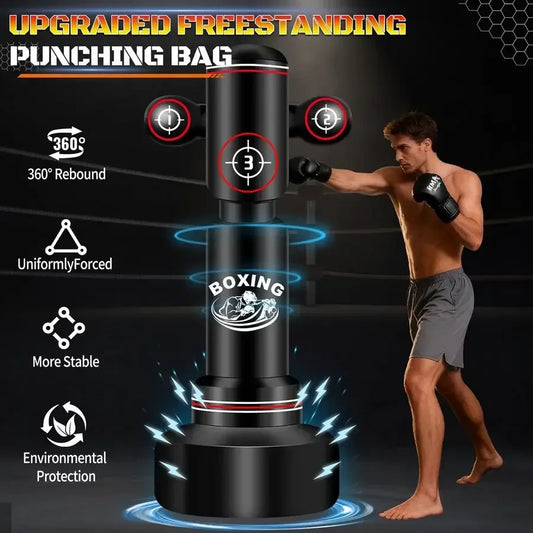 Boxing Bag With Stand Freestanding Punching Bag For Adults - ToylandEU