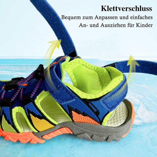 Boys Girls Sports Sandals Summer Kids Closed Toe Outdoor - ToylandEU