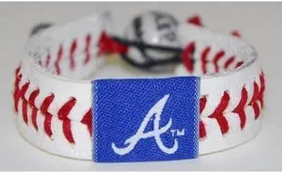 Houston Astros Baseball Bracelet Red Leather Black Thread - ToylandEU™