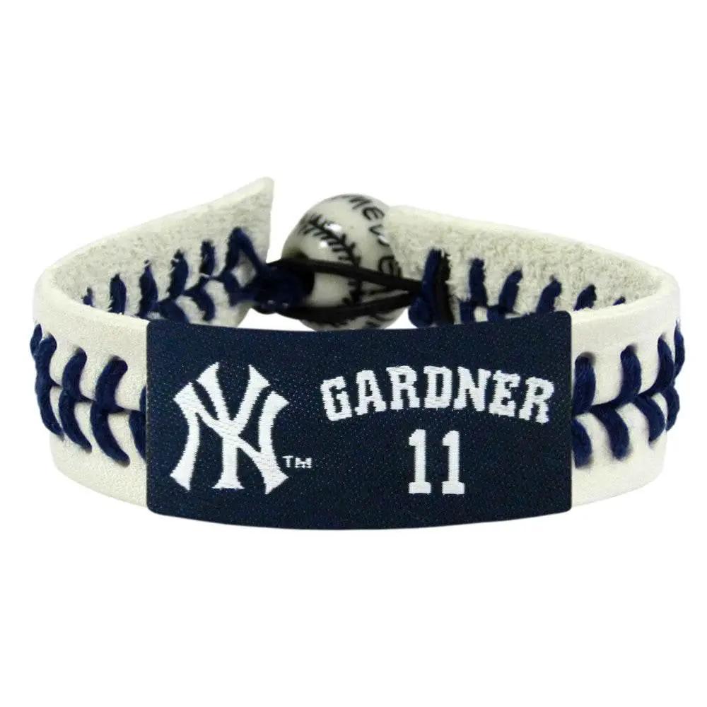 New York Yankees Leather Bracelet Baseball Ceramic Bead - ToylandEU™
