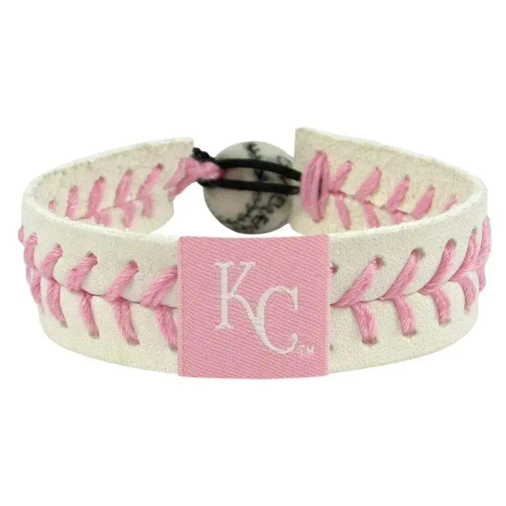 Kansas City Royals Baseball Bracelet Pink Adjustable - ToylandEU™