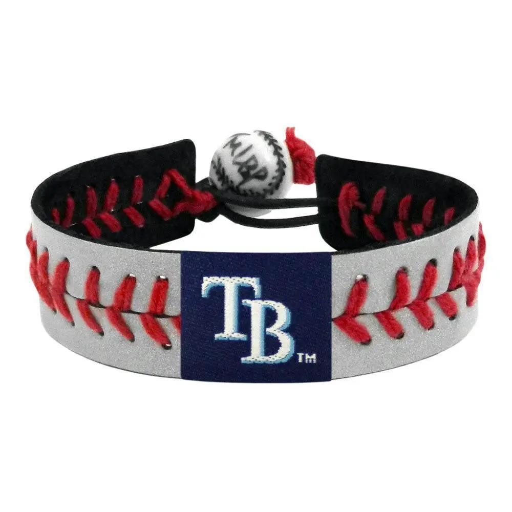 Tampa Bay Rays Reflective Baseball Leather Bracelet - ToylandEU™