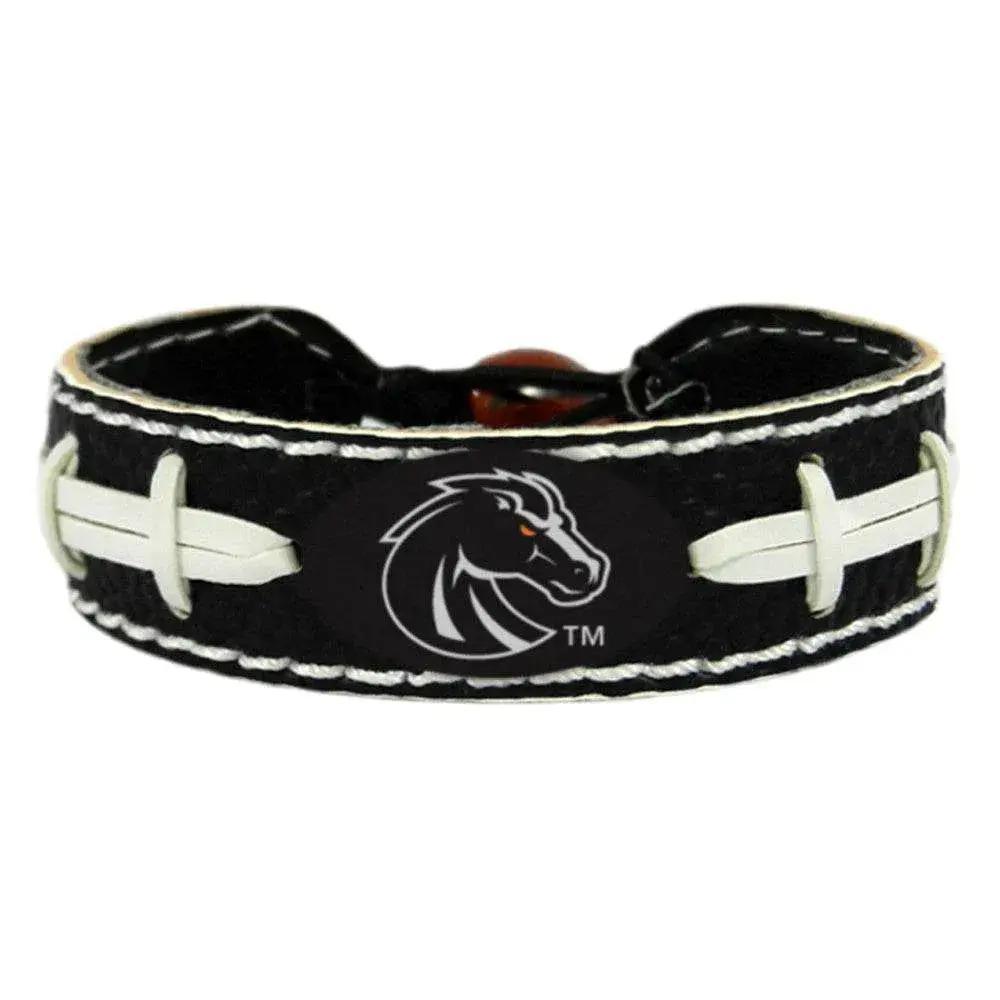 Boise State Broncos Leather Bracelet Team Color Adjustable - ToylandEU™