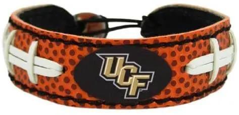 Central Florida Knights Leather Bracelet With Ceramic Bead - ToylandEU™