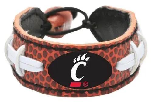 Cincinnati Bearcats Leather Bracelet Classic Football Bead - ToylandEU™
