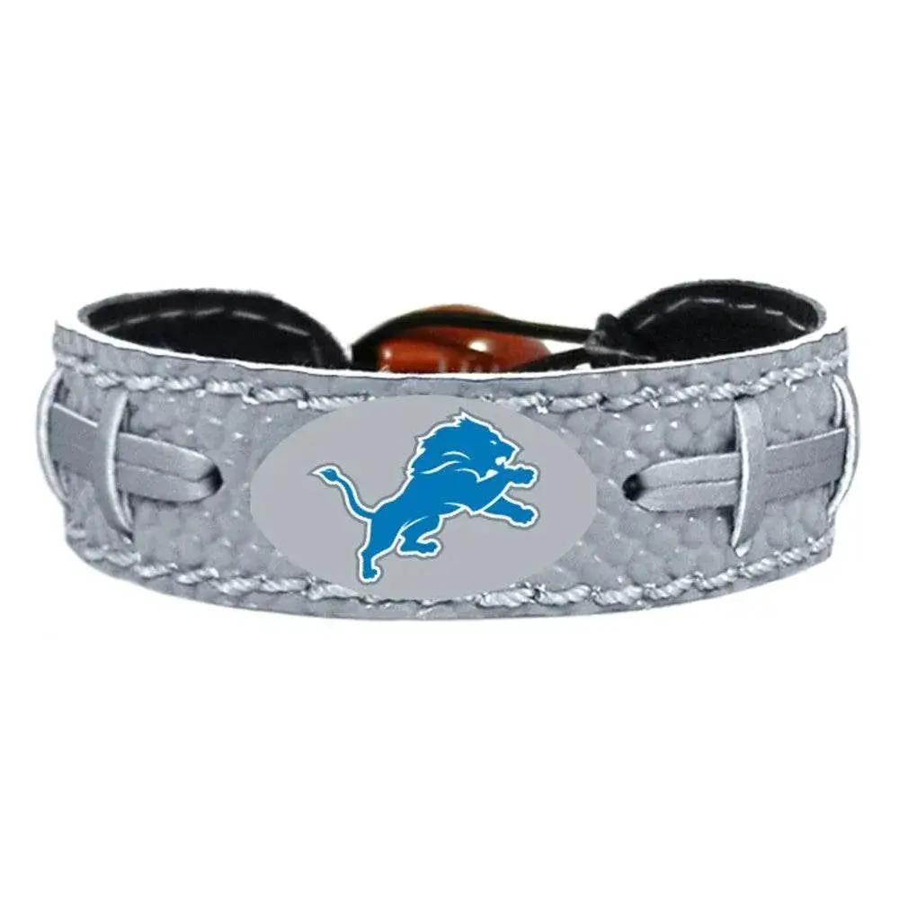 Detroit Lions Leather Bracelet with Ceramic Bead Adjustable - ToylandEU™