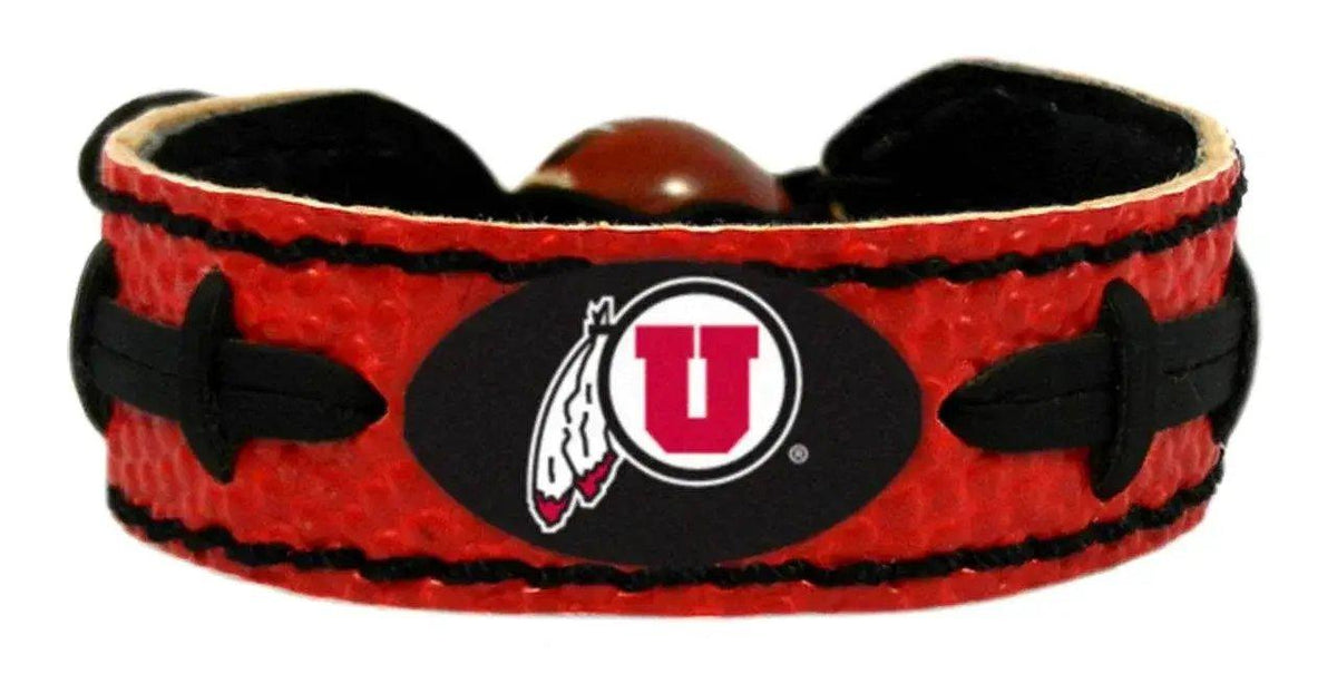 Utah Utes Leather Bracelet Team Color Football Gear - ToylandEU™