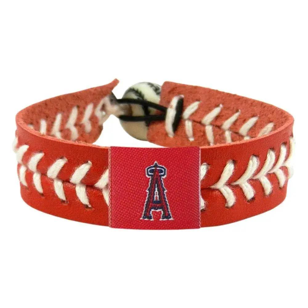 Los Angeles Angels Team Color Leather Bracelet Ceramic Bead - ToylandEU™