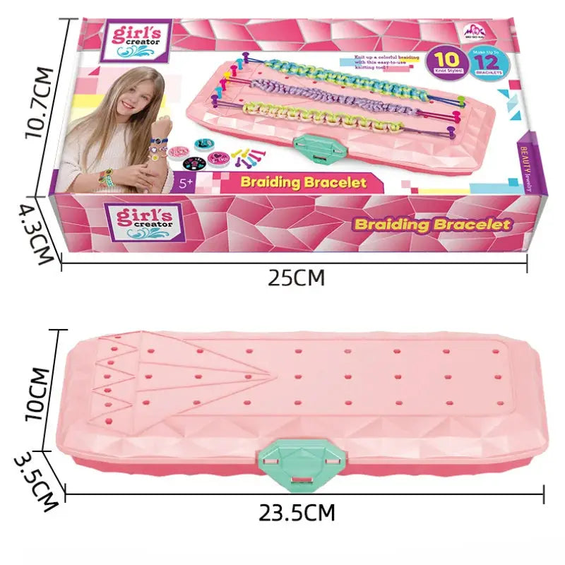 Bracelet Making Kit For Kids Diy Braiding Jewelry Craft - ToylandEU