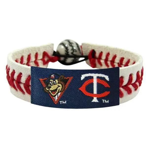 Minnesota Twins Leather Bracelet With Ceramic Bead Mascot - ToylandEU™