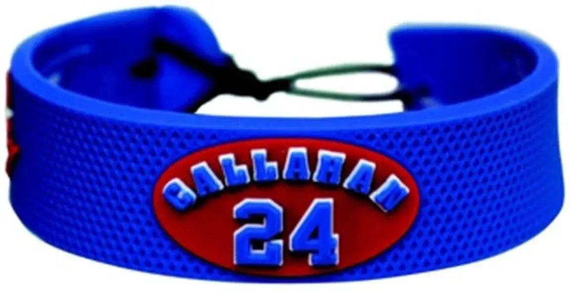 New York Rangers Leather Bracelet With Ceramic Bead - ToylandEU™
