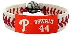 Philadelphia Phillies Leather Bracelet Roy Oswalt Baseball - ToylandEU™