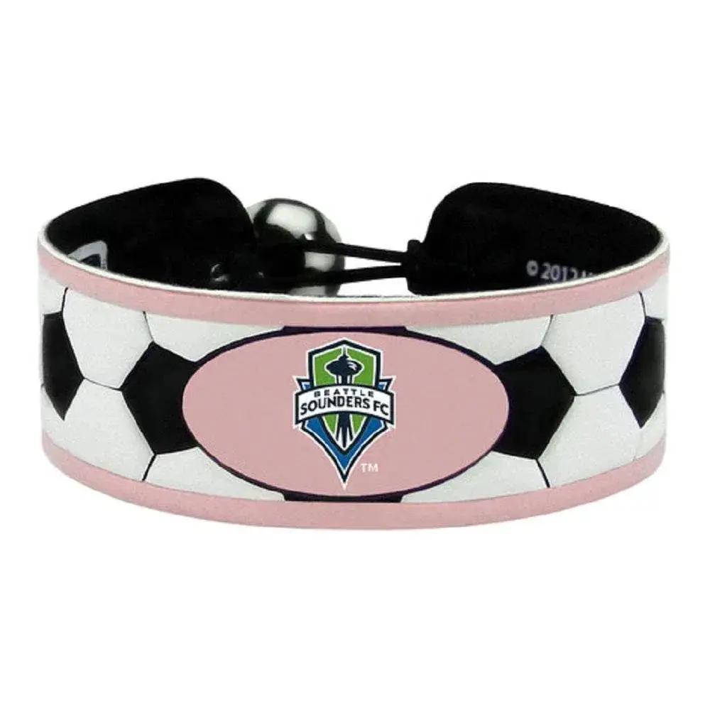Seattle Sounders FC Leather Bracelet Pink Soccer Fan - ToylandEU™