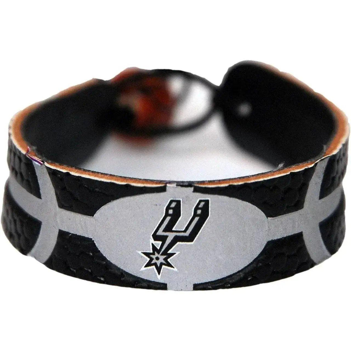 San Antonio Spurs Leather Bracelet With Ceramic Bead - ToylandEU™