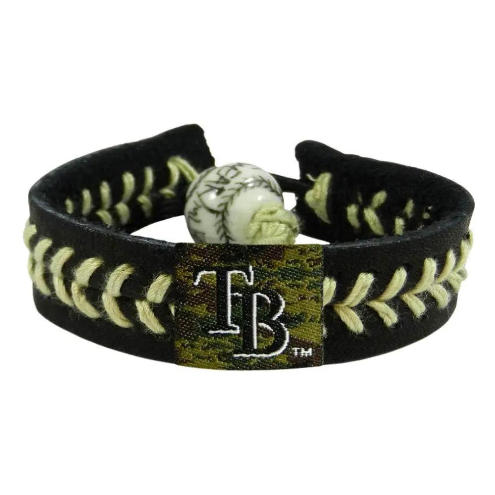 Tampa Bay Rays Leather Camo Bracelet Adjustable One Size - ToylandEU™