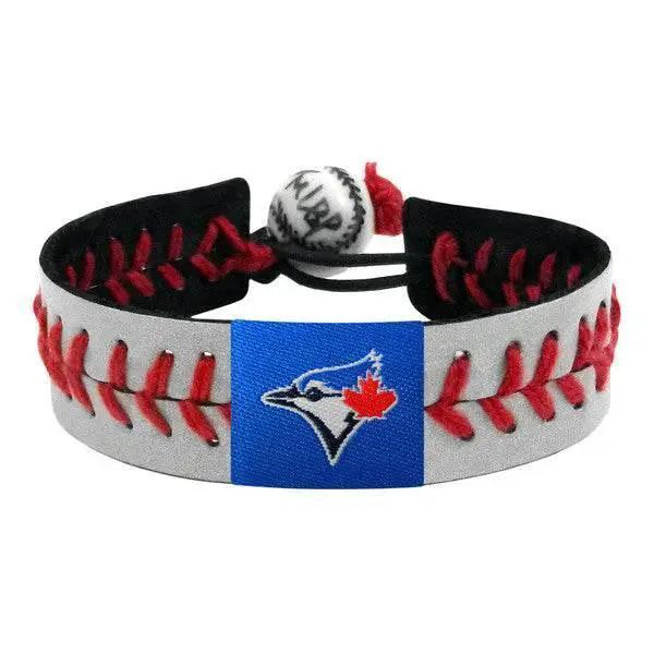 Toronto Blue Jays Leather Bracelet With Reflective Baseball - ToylandEU™