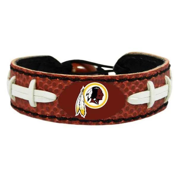 Washington Redskins Leather Bracelet With Ceramic Bead - ToylandEU™