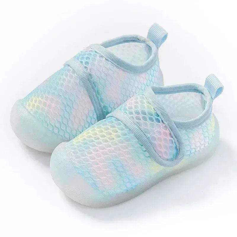 Breathable Baby Shoes Mesh Sandals Slip On First Walkers Lightweight - ToylandEU