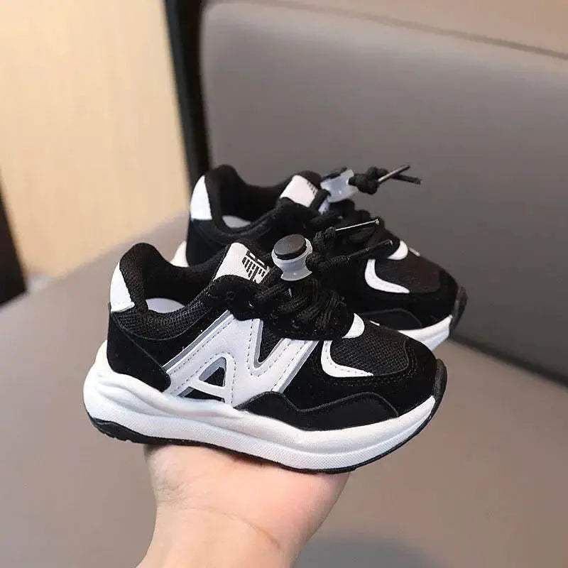 Breathable Casual Sneakers with Buckle Strap for Unisex Kids Aged 4 to 6 Years - ToylandEU