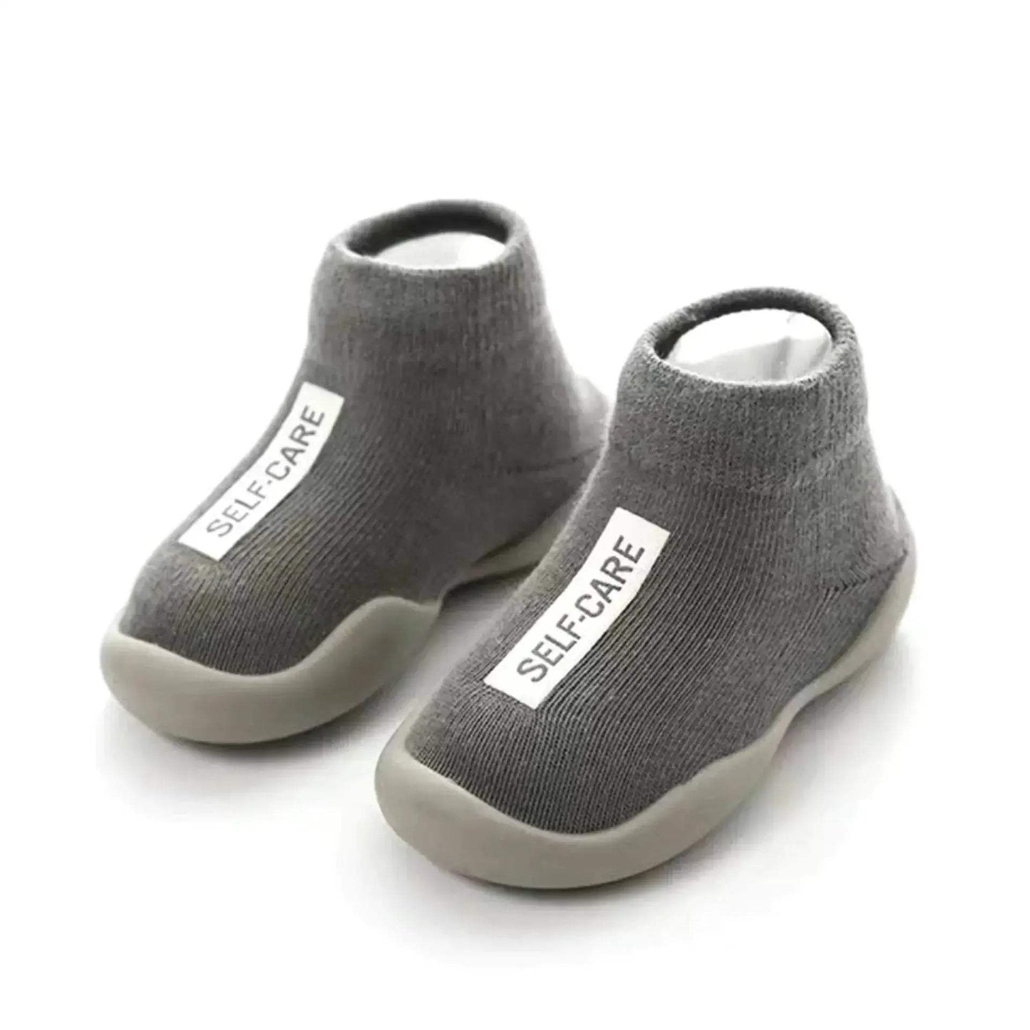 Breathable Cotton Baby Moccasins Non Slip Indoor Slippers - ToylandEU