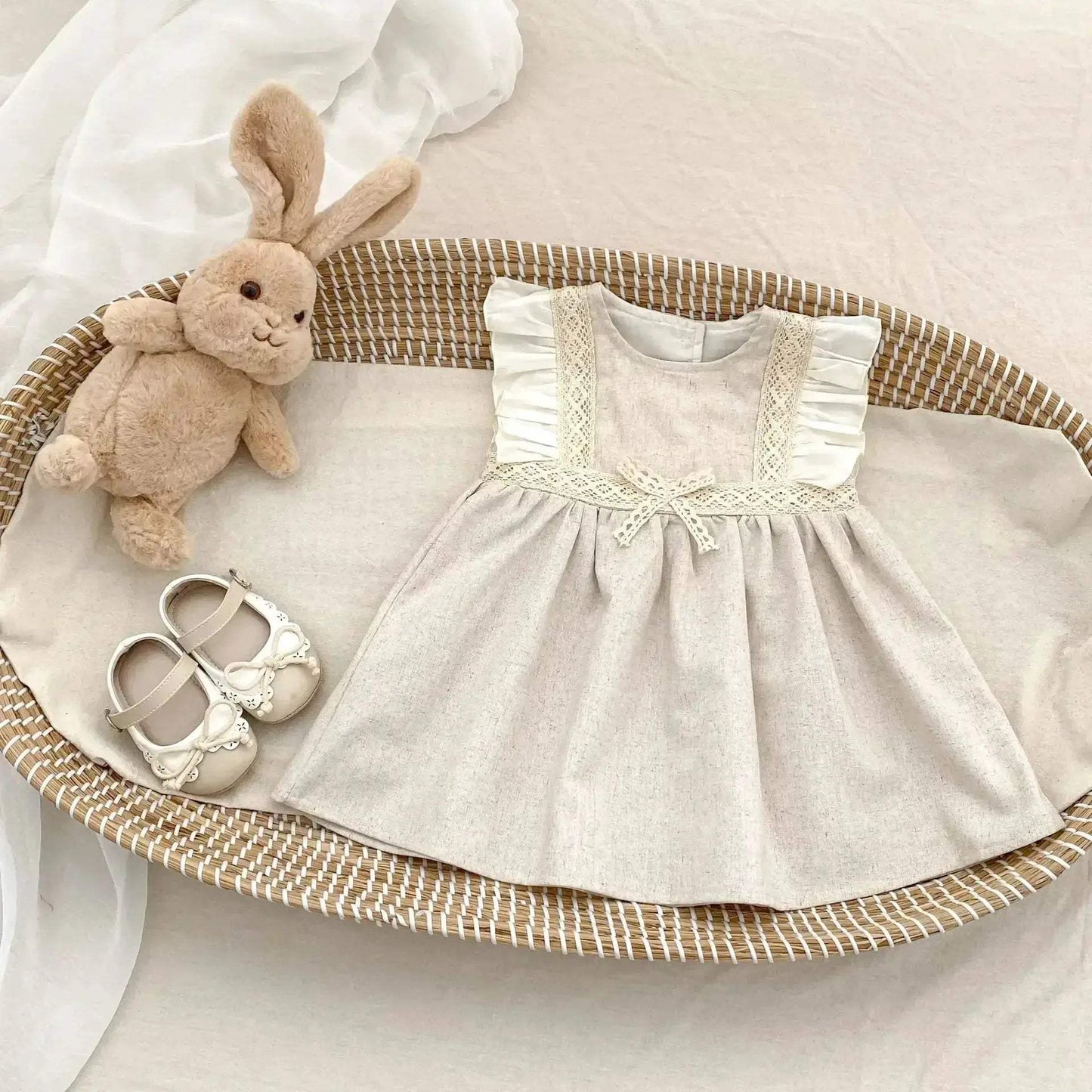 Breathable Cotton Princess Dress For Baby Girls 0 To 3 - ToylandEU