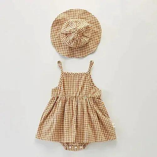 Breathable Soft Cotton Baby Romper With Hat For Summer - ToylandEU™