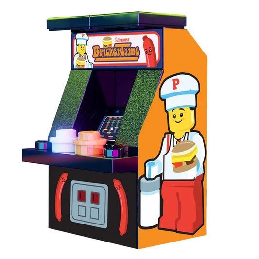 Bricker Time Arcade Machine made using LEGO parts - ToylandEU