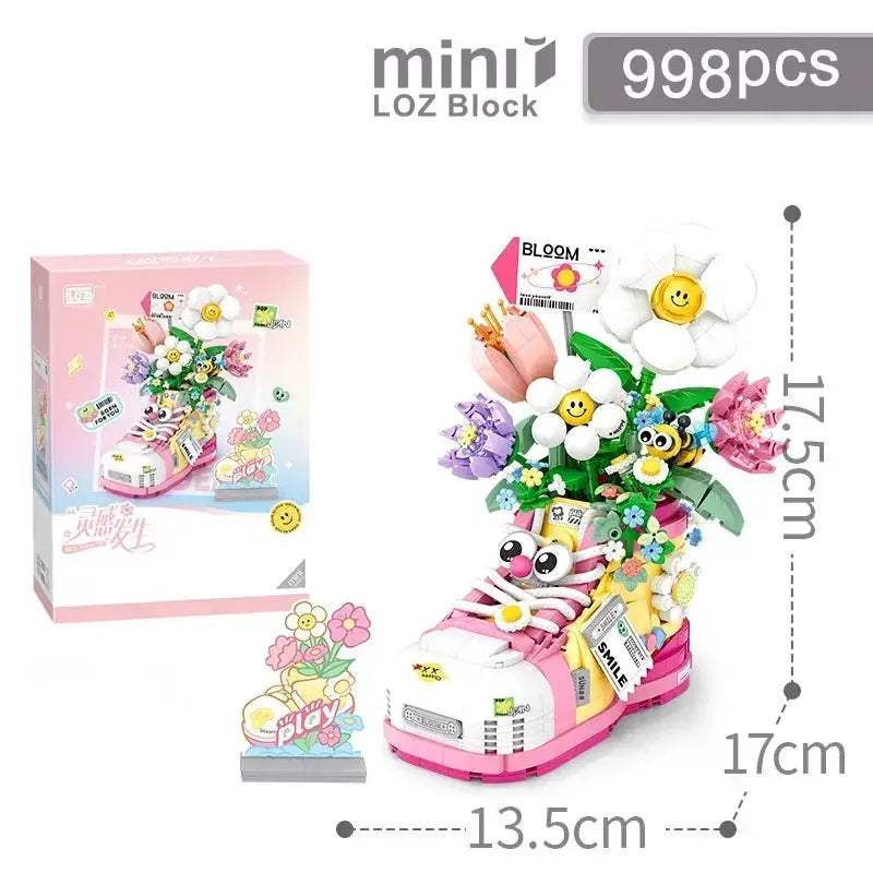 Bright Building Block 2in Flower Ornaments Toyland EU - ToylandEU™